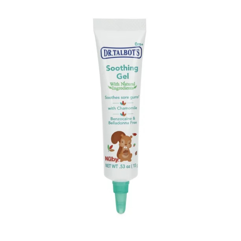 Gel và miếng ngậm nướu cho trẻ mọc răng Dr. Talbot's Soothing Gel and Gum-eez Teether for Teething Infants