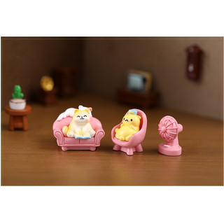 Mô hình mèo - ghế sofa