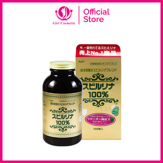 Tảo xoắn tem đỏ Nhật Bản, viên tảo xoắn Spirulina hộp 2200 viên