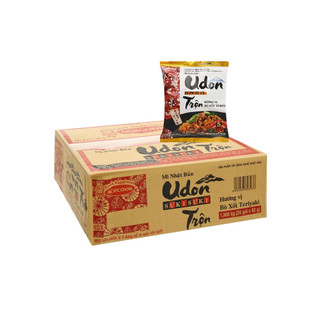 Mì udon sưkisưki vị udon nhật bản bò xốt teriyaki