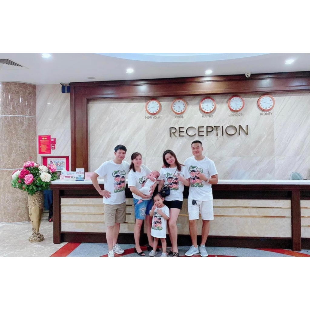 Áo thun gia đình là số 1 đồng phục áo đôi 3/4/5 người thun cotton mềm mịn thoáng mát DP003