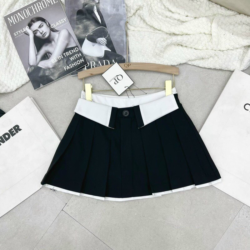 Chân váy Tennis phối trắng siêu xinh siêu hot- mã 009