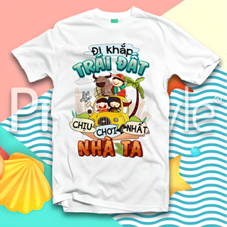 ÁO NHÓM ĐI BIỂN CHO GIA ĐÌNH ĐỘI NHÓM TEAM BIULDING GIÁ RẺ TẬN XƯỞNG CHẤT COTTON MÁT DP004