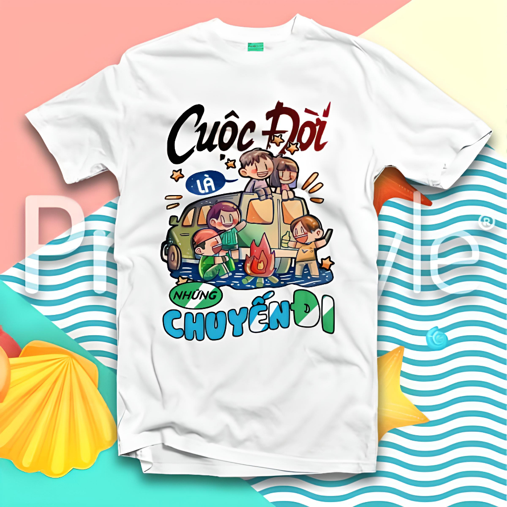 ÁO NHÓM ĐI BIỂN CHO GIA ĐÌNH ĐỘI NHÓM TEAM BIULDING GIÁ RẺ TẬN XƯỞNG CHẤT COTTON MÁT DP004