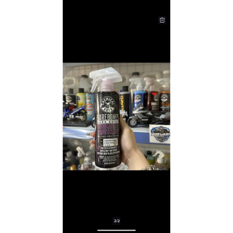 Dưỡng và vệ sinh nhanh gầm vè Chemical Guys Bare Bones