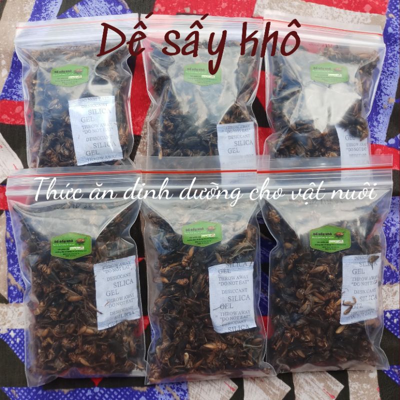 Dế Sấy Khô - Thức Ăn Dinh Dưỡng Cho Hamster, Bò Sát, Chim, Cá Cảnh...
