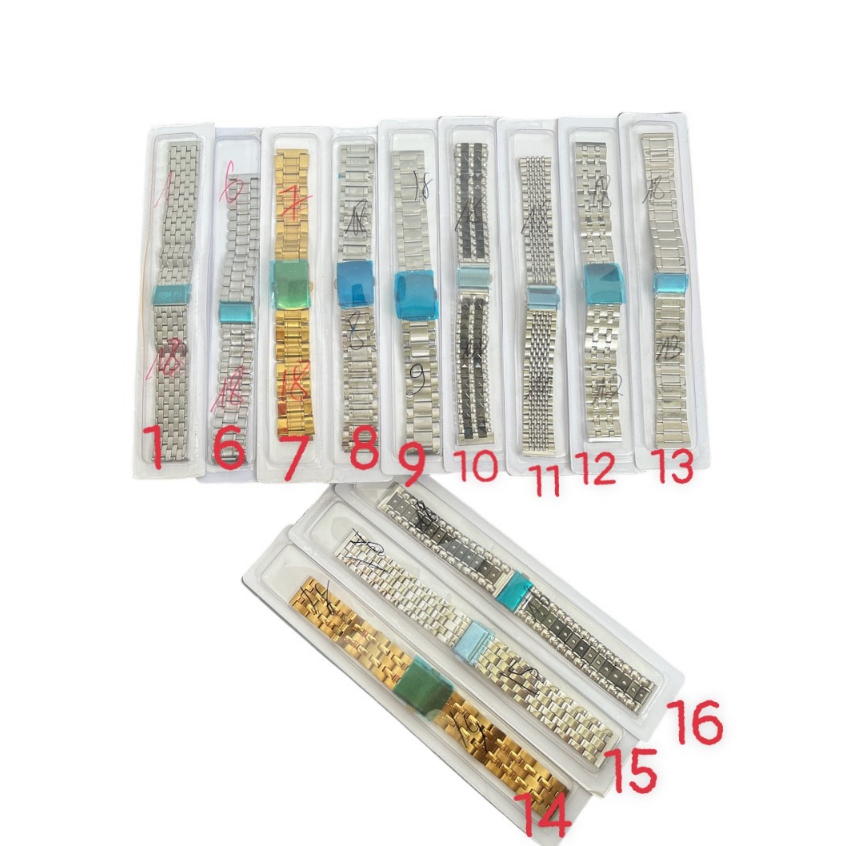 GIÁ CỰC SỐC Dây đồng hồ thép inox đầu bằng size 18mm TẶNG KÈM DỤNG CỤ THAY DÂY