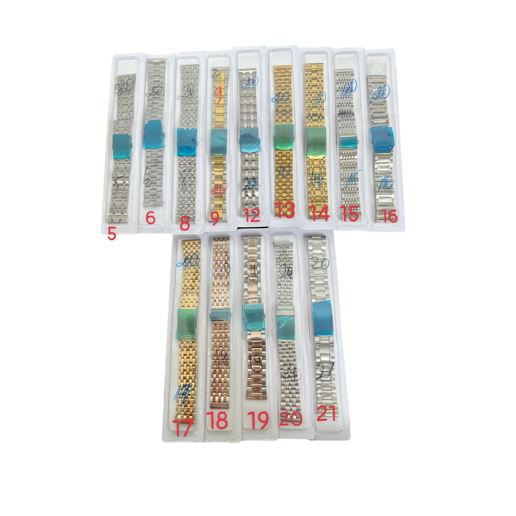 TẶNG KÈM DỤNG CỤ THAY DÂY Dây đồng hồ thép inox đầu bằng size 20mm