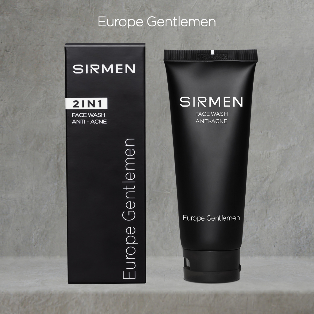Combo Dung dịch vệ sinh &amp; Sữa rửa mặt 100g hương nước hoa châu Âu SIRMEN Europe Gentlemen cao cấp chiết xuất tự nhiên