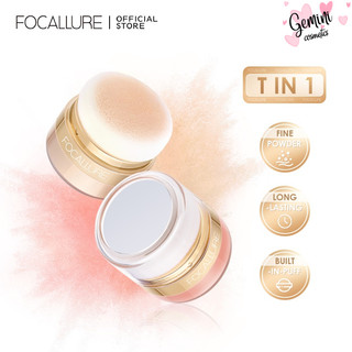 Phấn phủ kiêm phấn má dạng bột FOCALLURE FA259 giúp kiềm dầu chống nước giữ lớp trang điểm tự nhiên lâu phai