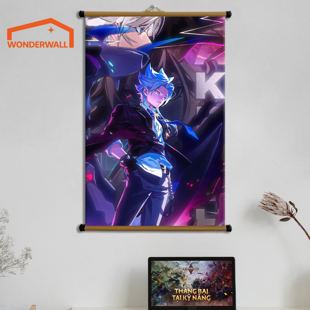 Poster Vải Treo Tường - Decor Gaming - AOV - Liên Quân - bộ 1