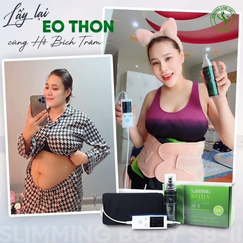 BỘ Ủ NÓNG TAN MỠ SLIMMING BODY SB_II Hồ NGỌC HÀ [HÀNG CHÍNH HÃNG]