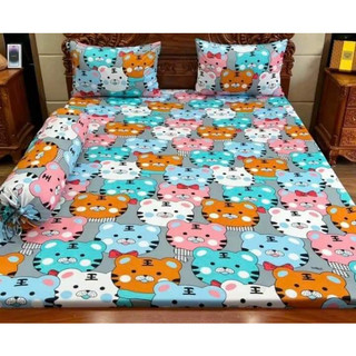 Bộ ga gối thun lạnh Hàn Quốc 4 món đủ size