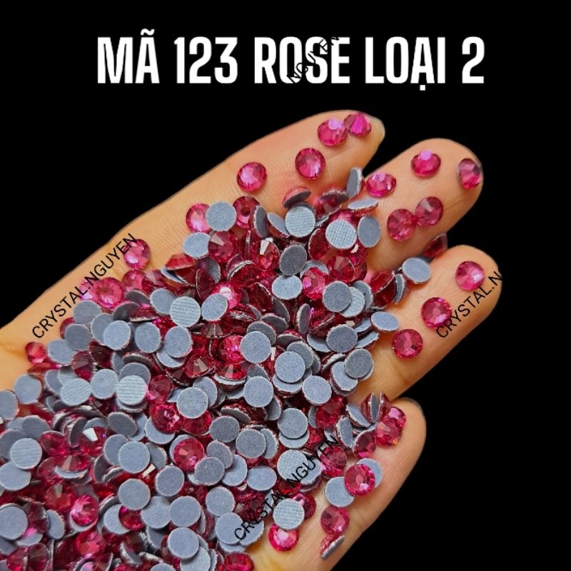 MÃ 123 ROSE -ĐÁ NAIL KHAY & ĐÁ LẺ SIZE