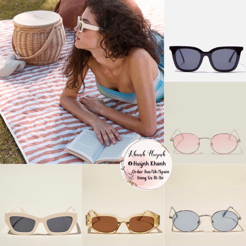 Kính thời trang hãng Cotton on/ Rubi Úc Auth Chính Hãng