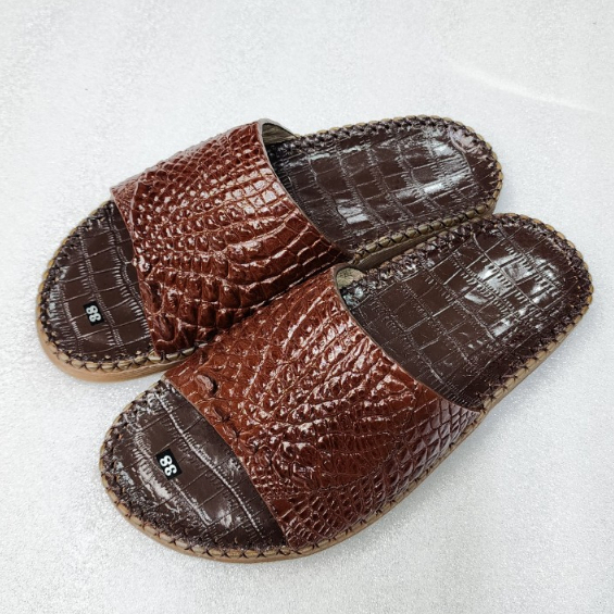 DÉP QUAI NGANG DA CÁ SẤU THẬT - QUAI DA BỤNG -CS2