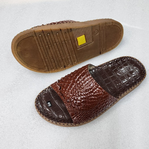 DÉP QUAI NGANG DA CÁ SẤU THẬT - QUAI DA BỤNG -CS2