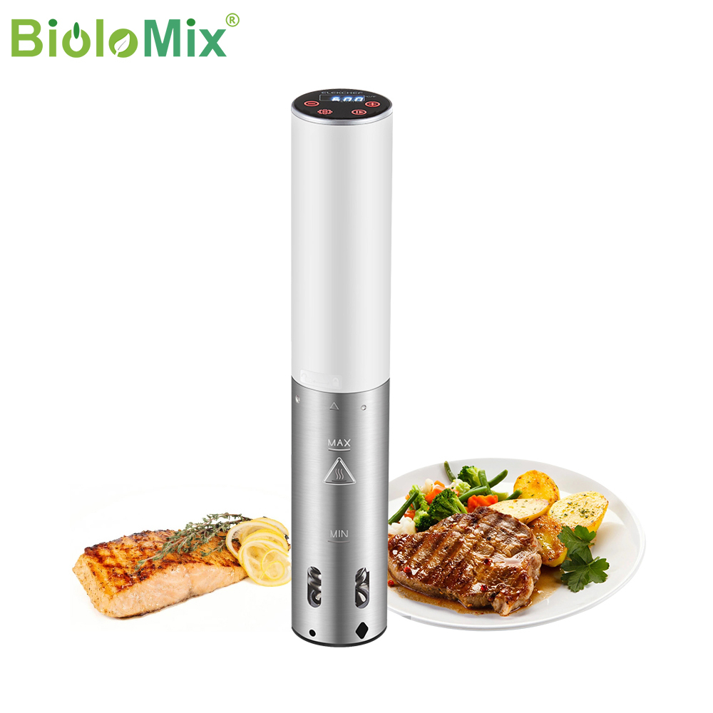 Máy nấu chậm ELEKCHEF sous vide ESV-8080 IPX7 công nghệ chống thấm với màn hình LED và ổ cắm chuẩn châu Âu