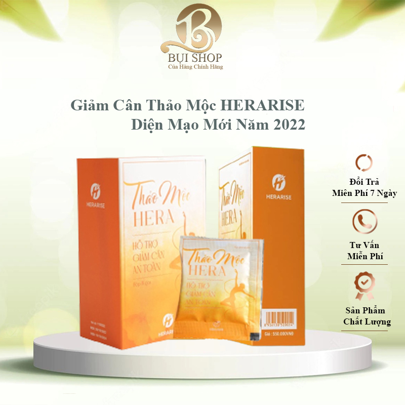 Trà Thảo Mộc Giảm Cân Hera Plus Hộp 30 Viên Hỗ Trợ Giảm Cân Detox Cấp Tốc