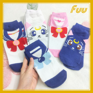 (Đọc kĩ mô tả) Tất Thủy Thủ Mặt Trăng (Sailor Moon) mẫu 3