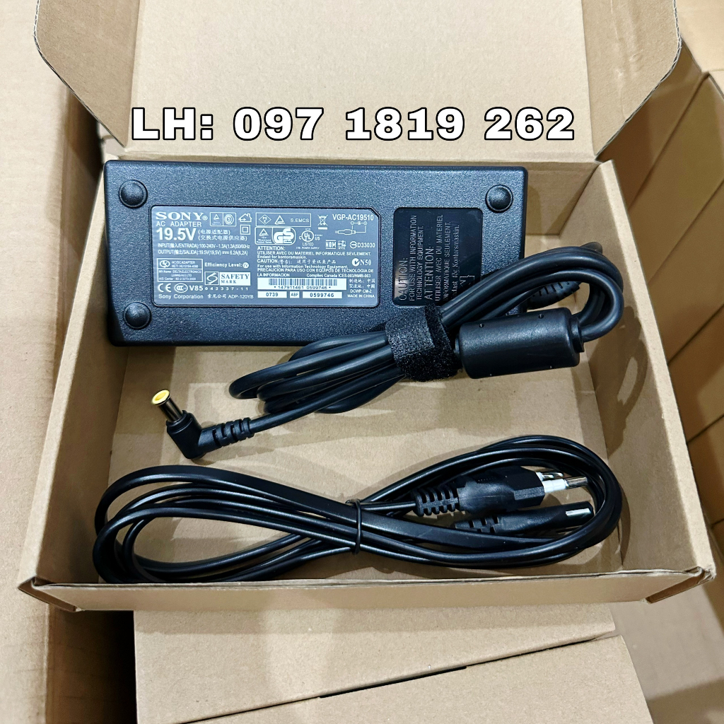 Nguồn tivi Sony 19.5V-4.7A/ 19.5V-6.2A Kèm dây nguồn