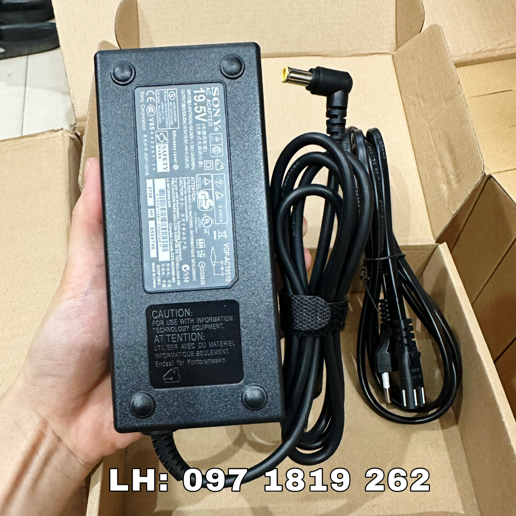Nguồn tivi Sony 19.5V-4.7A/ 19.5V-6.2A Kèm dây nguồn