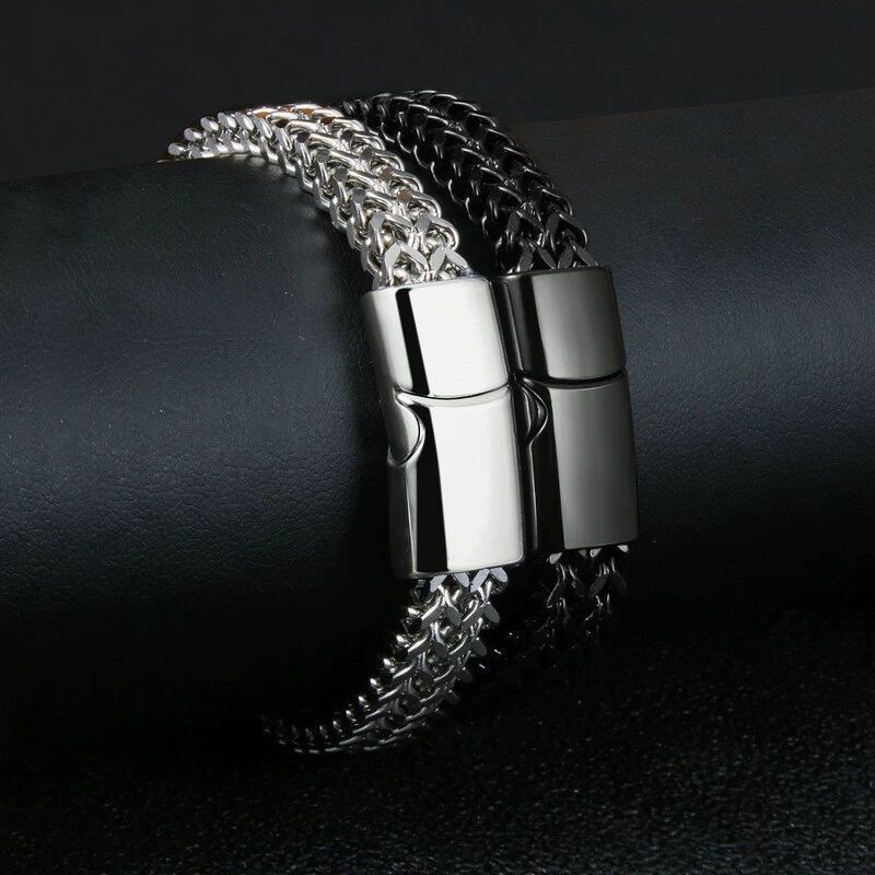 Lắc Tay Nam Cao Cấp, Vòng Đeo Tay Nam Titan Dây Xích