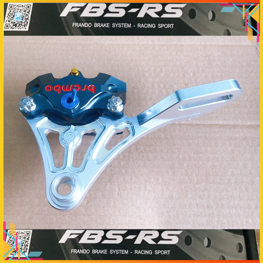 _ PÁT QUAY LÊN Size đĩa 200mm_ PÁT LẮP SAU CHO EX135/150/155 + Heo 2 Pis Bremb@