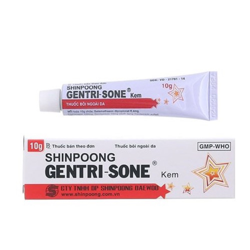 Tuýp bôi da GEN-TRI-SONE 10G