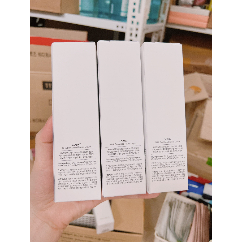 Tẩy Da Chết Ngăn Ngừa Mụn Đầu Đen Cosrx BHA Blackhead Power Liquid 100ml