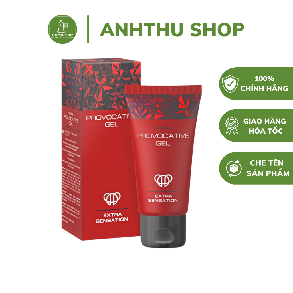 Gel titan đỏ cho nữ giúp bôi trơn, kích thích, tăng khoái cảm.(che tên sp khi giao)