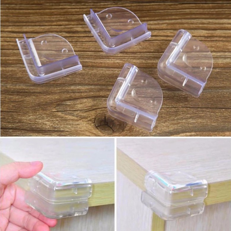 Miếng bịt góc cạnh bàn bằng silicon hình mặt cười an toàn cho bé