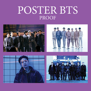 Poster bts proof ảnh full hd cực nét ép nhựa cứng a4