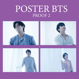 Poster bts proof ảnh full hd ép nhựa cứng a4