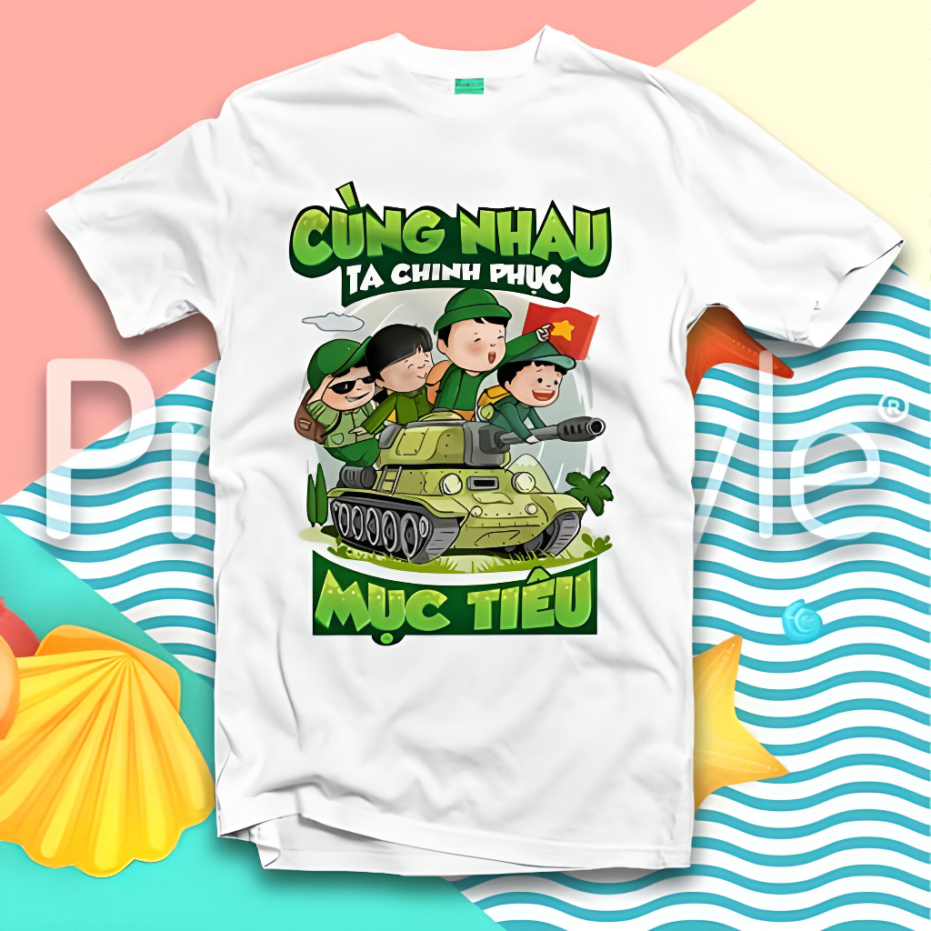 ÁO THUN GIA ĐÌNH ĐỒNG PHỤC NHÓM TEAM ĐI BIỂN GIÁ RẺ VÔ ĐỊCH CHẤT COTTON MÁT MỊN DP006