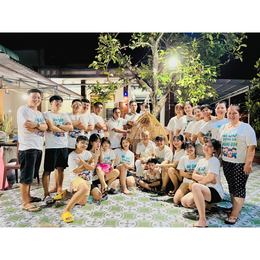 ÁO THUN GIA ĐÌNH ĐỒNG PHỤC NHÓM TEAM ĐI BIỂN GIÁ RẺ VÔ ĐỊCH CHẤT COTTON MÁT MỊN DP006