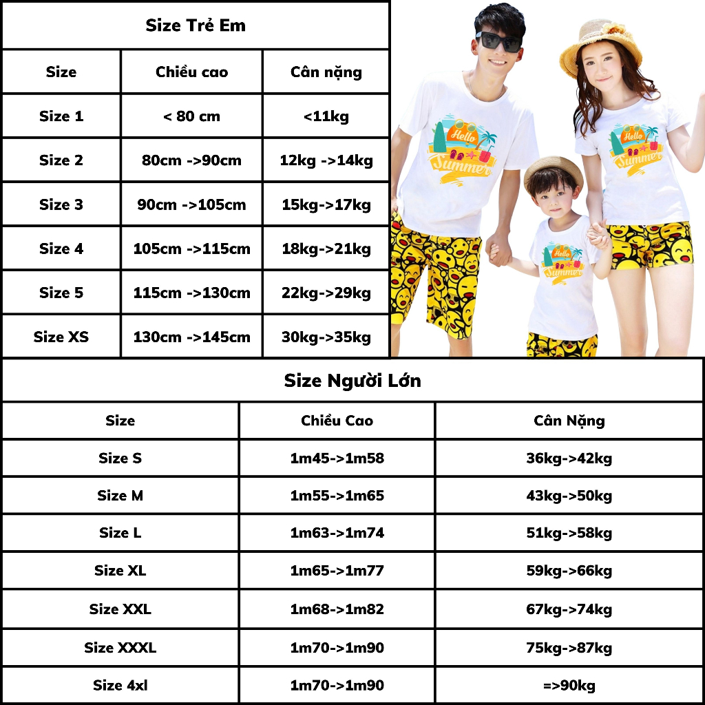 ÁO THUN GIA ĐÌNH ĐỒNG PHỤC NHÓM TEAM ĐI BIỂN GIÁ RẺ VÔ ĐỊCH CHẤT COTTON MÁT MỊN DP006