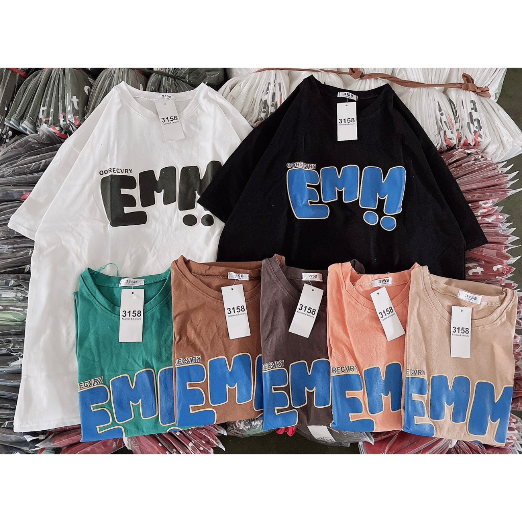 Áo thun nữ from rộng tay lỡ cổ tròn chất liệu cotton loại 1 co dãn thoáng mát thấm hút tốt