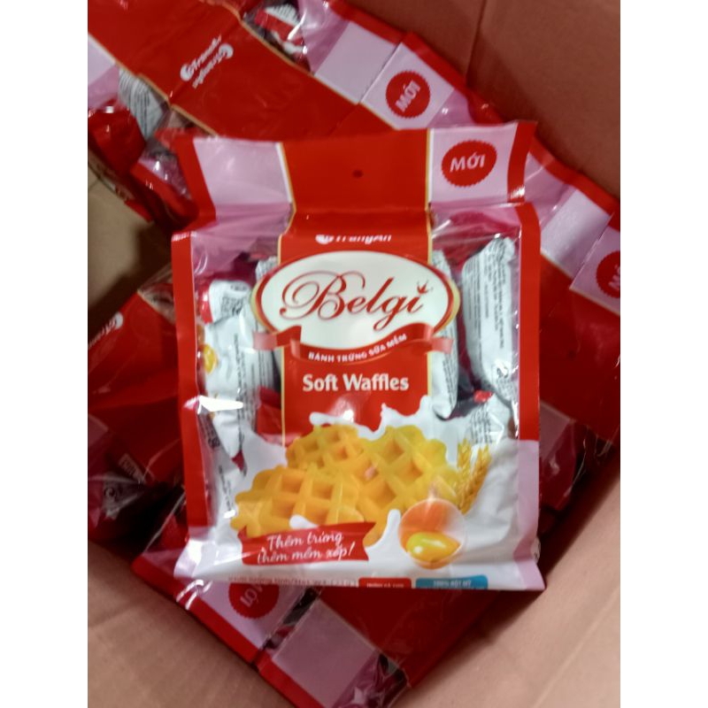 Bánh Belgi (trứng sữa mềm) túi đỏ_300g