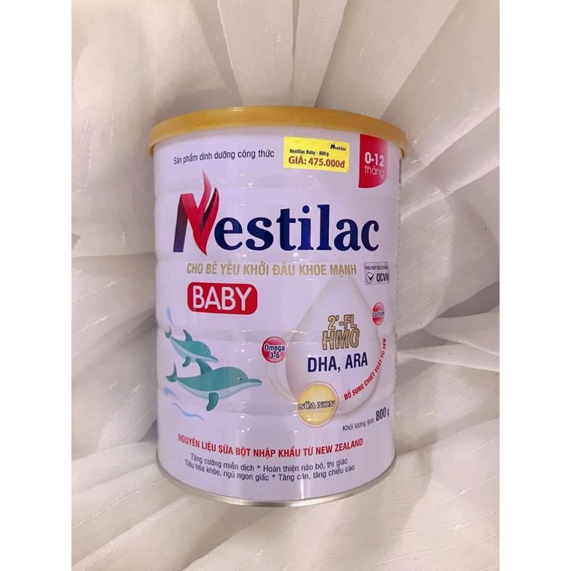 Sữa bột Nestilac Baby 800g (0-12 tháng)