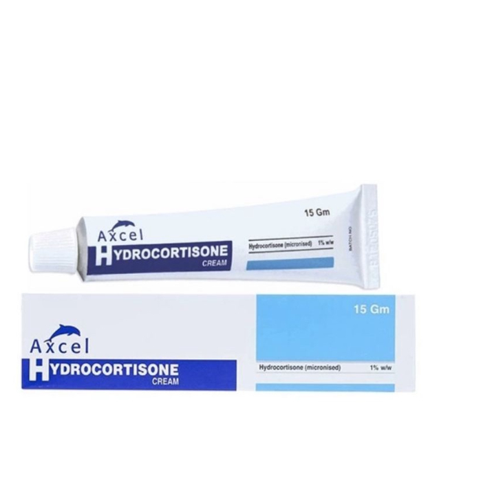 Axcel Hydrocortisone Cream 15G 1% BÔI DA GIẢM NGỨA