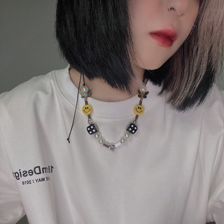 Dây chuyền, vòng tay SMILEY unisex, vòng cổ, lắc tay thời trang nam, nữ hiphop The Mist Studio