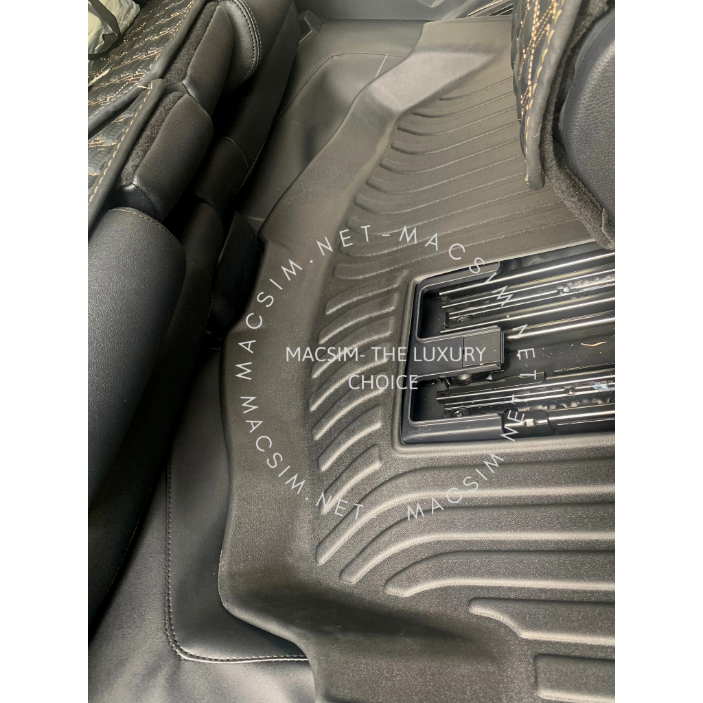 Thảm lót sàn xe ô tô Ford Everest 2022+  Nhãn hiệu Macsim hàng loại 2