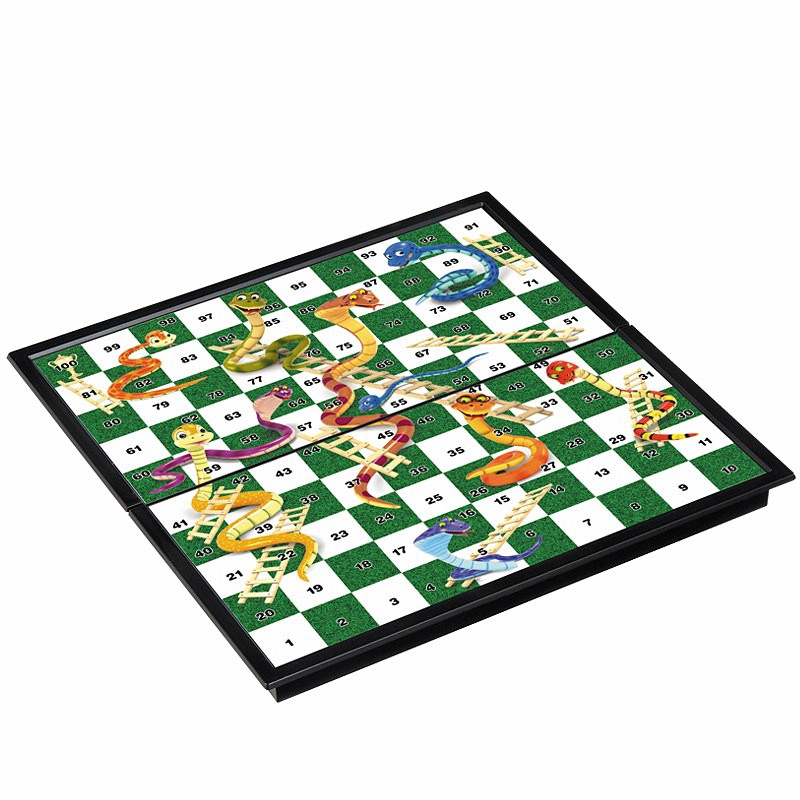 Trò Chơi Cờ Rắn Và Thang - Boardgame Snakes Ladders Rắn Leo Thang 25X25Cm -  Thư Viện Đồ Chơi | Shopee Việt Nam