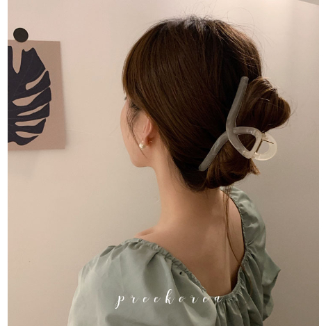 {13cm - Màu Thạch} TỔNG HỢP CÁC MẪU GẤP TÓC/ KẸP TÓC CÀNG CUA NHỰA PHONG CÁCH HÀN NHẬT