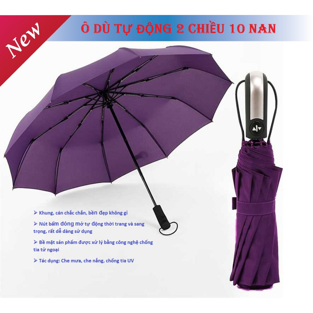 Ô bấm Tự gấp xuất Nhật 10 Nan cao cấp  .ĐTLV