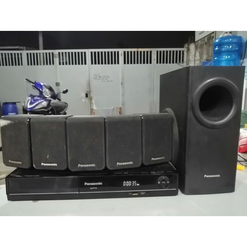 Dàn âm thanh 5.1 panasonic SA-PT75 - thanh lý dùng tốt Full cn