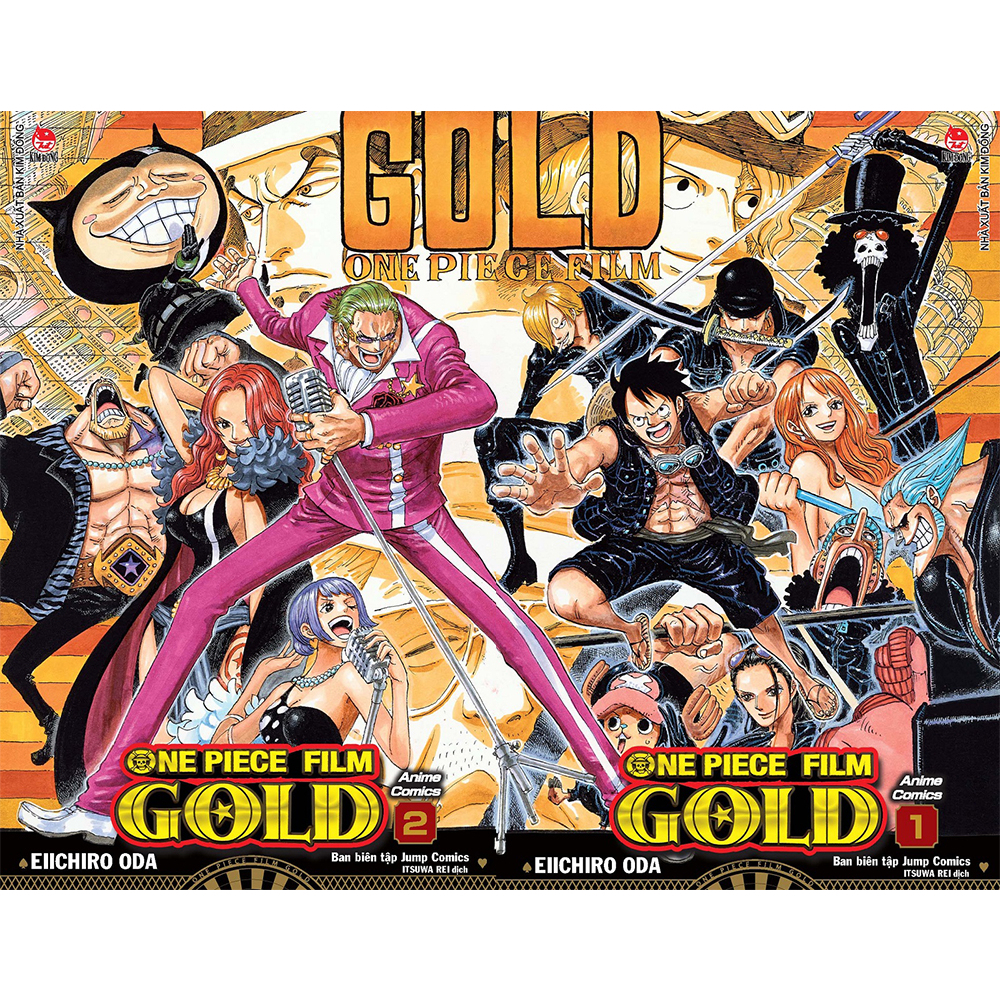Truyện Tranh - Combo One Piece Anime Comics: Film Gold - Tập 1 + 2