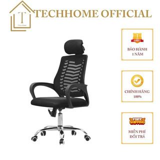 Ghế văn phòng ngả lưng tựa đầu chân xoay tech home làm việc tại nhà