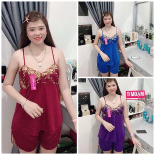 Bộ đùi ngủ vải thun lạnh mặc mát size từ 40-65kg